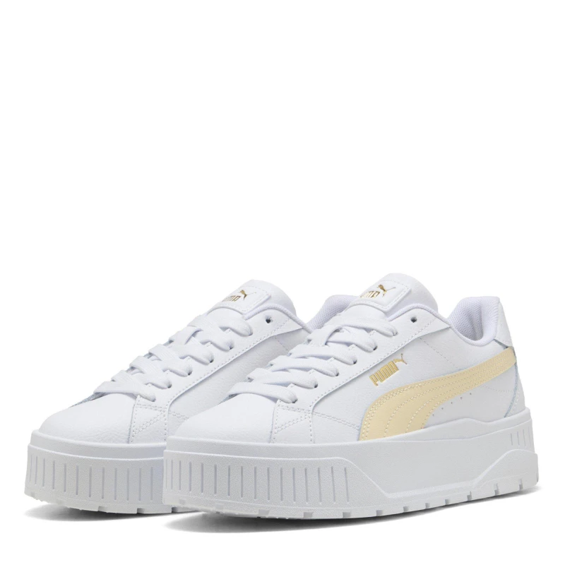 Image of Puma Womens Karmen II Low-Top Trainers Van/Wht female 3 (35.5)