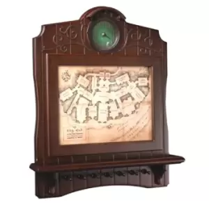 Image of The Hobbit Bag End Map Plaque Key Holder