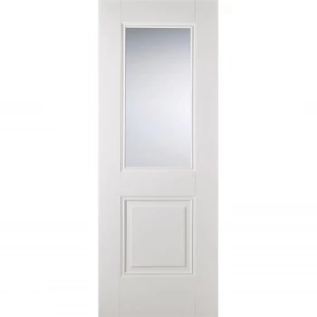Image of Arnhem Internal Glazed Primed White 1 Lite 1 Panel Door - 762 x 1981mm
