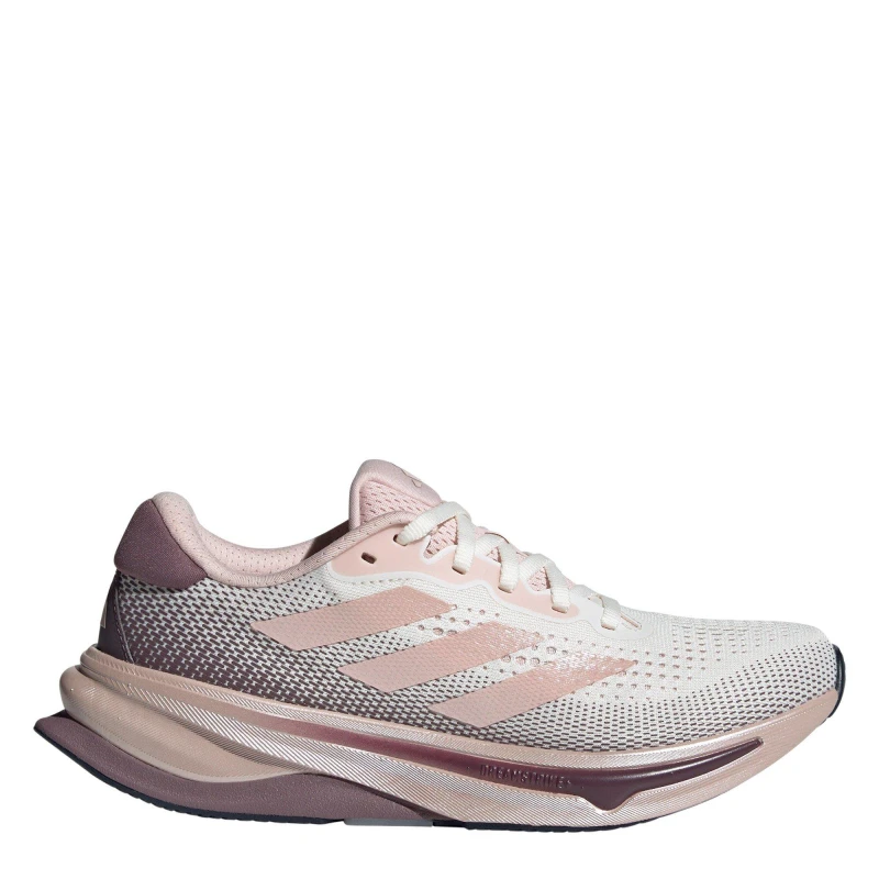 Image of adidas Supernova Solution W Road Running Shoes Womens Off White female 4 (36.7)