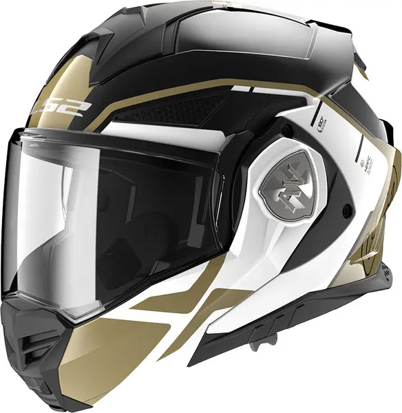 Image of LS2 FF901 Advant X Metryk Black Gold Modular Helmet Size S