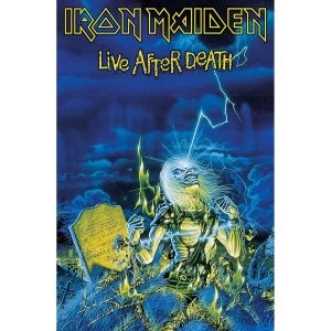 Image of Iron Maiden - Live After Death Textile Poster