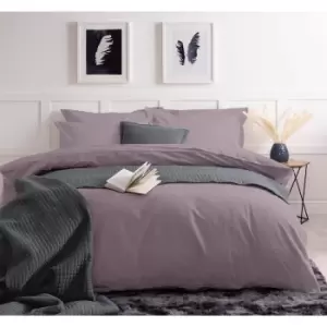 Image of Easy Care Minimum Iron Duvet Cover King Misty Rose
