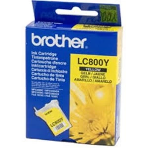 Image of Brother LC800 Yellow Ink Cartridge