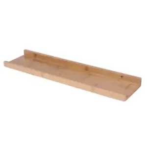 Image of Rustic Bamboo Block Floating Shelf 24" M&amp;W