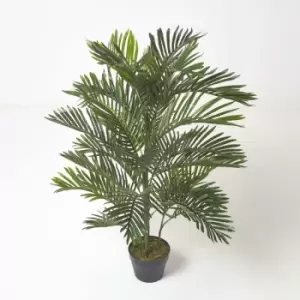 Image of Areca Palm Tree in Pot, 120cm Tall - Green - Homescapes