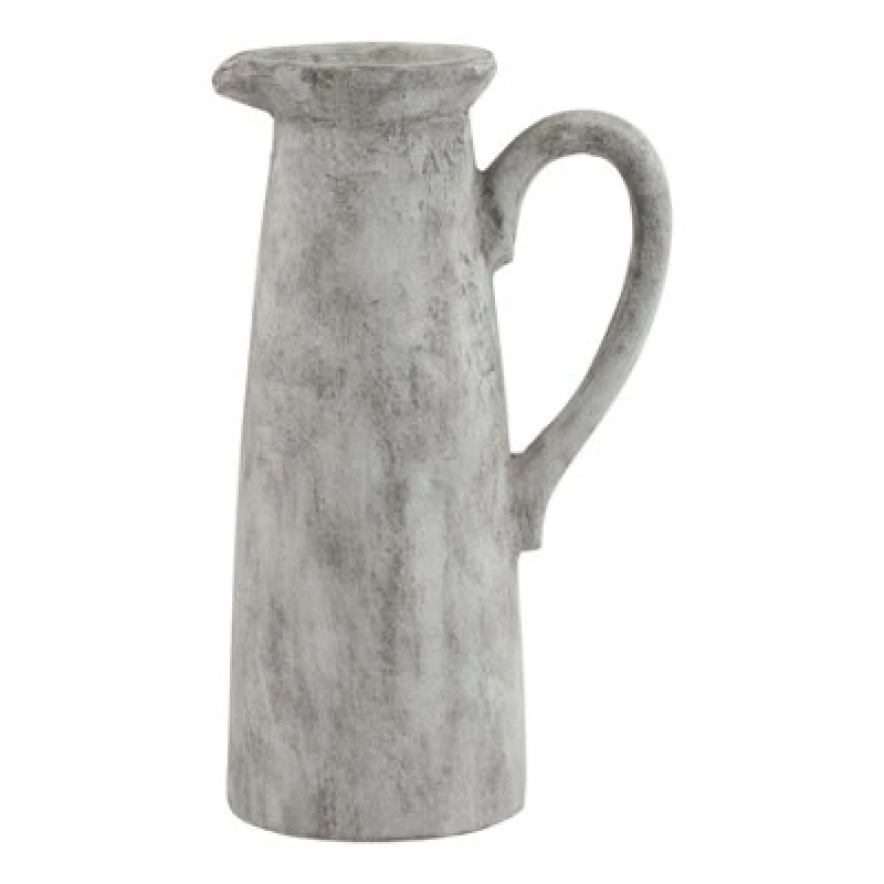 Image of Hill Interiors Athena Tall Mediterranean Stoneware Jug