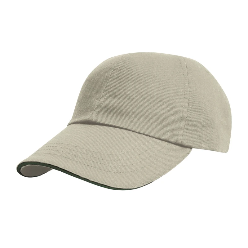 Image of Result Result Men Pro-Style Drill Heavy Cap in Beige Beige One Size Male 5063527353849