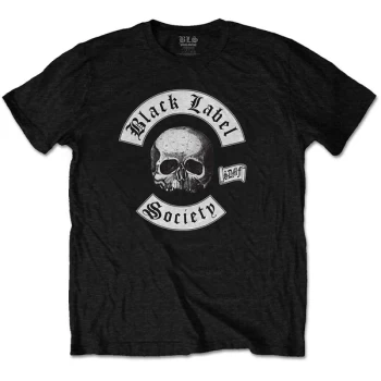 Image of Black Label Society - Skull Logo Unisex Medium T-Shirt - Black