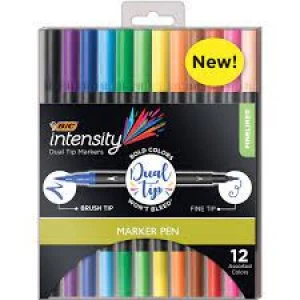 Image of Bic Intensity Dual Tip Pens 12pk