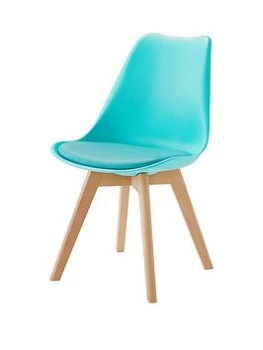 Image of Lpd Furniture Louvre Chair Aqua ( 2 Per Pack)