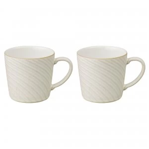 Image of Impression Cream Set Of 2 Spiral Large Mug