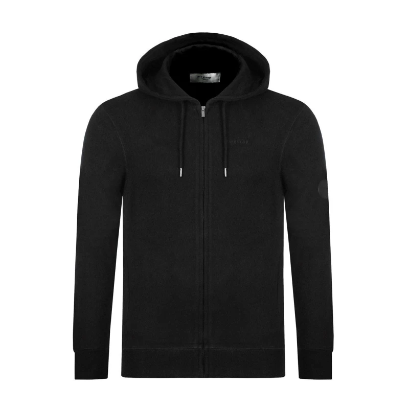 Image of Firetrap Mens Brunel Full Zip Fleece Hoodie - Black XS
