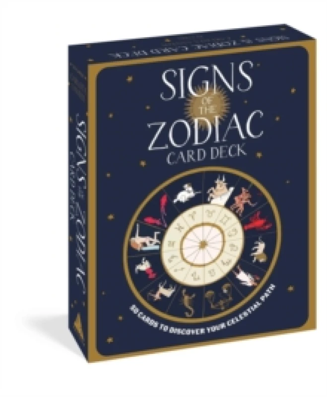 Image of Signs of the Zodiac Card Deck : 50 Cards to Discover Your Celestial Path Cards