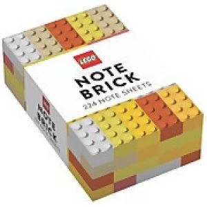 Image of LEGO Note Brick - Yellow/Orange