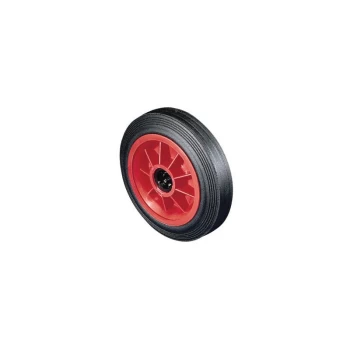Image of Rubber Tyre Polyprop' Centre 250MM-20MMB Wheel - Atlas Workholders