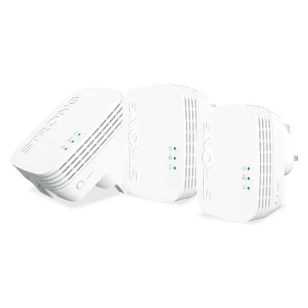 Image of Strong Strong POWERL1000TRIMINIUK AV1000 Mini Powerline Kit Triple Pack (3 Pack) POWERL1000TRIMINIUK