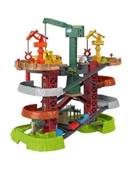 Image of Thomas & Friends Trains & Cranes Super Tower Track Set, One Colour