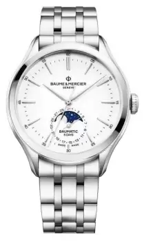 Image of Baume & Mercier M0A10552 Clifton Baumatic Moonphase Display Watch