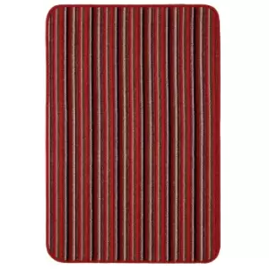 Image of Java washable stripe mat -Red