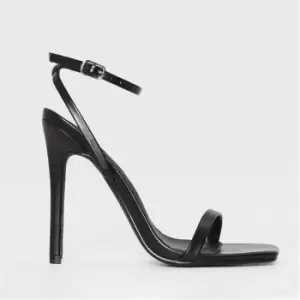 Image of Missguided Basic Barely There Heels - Black