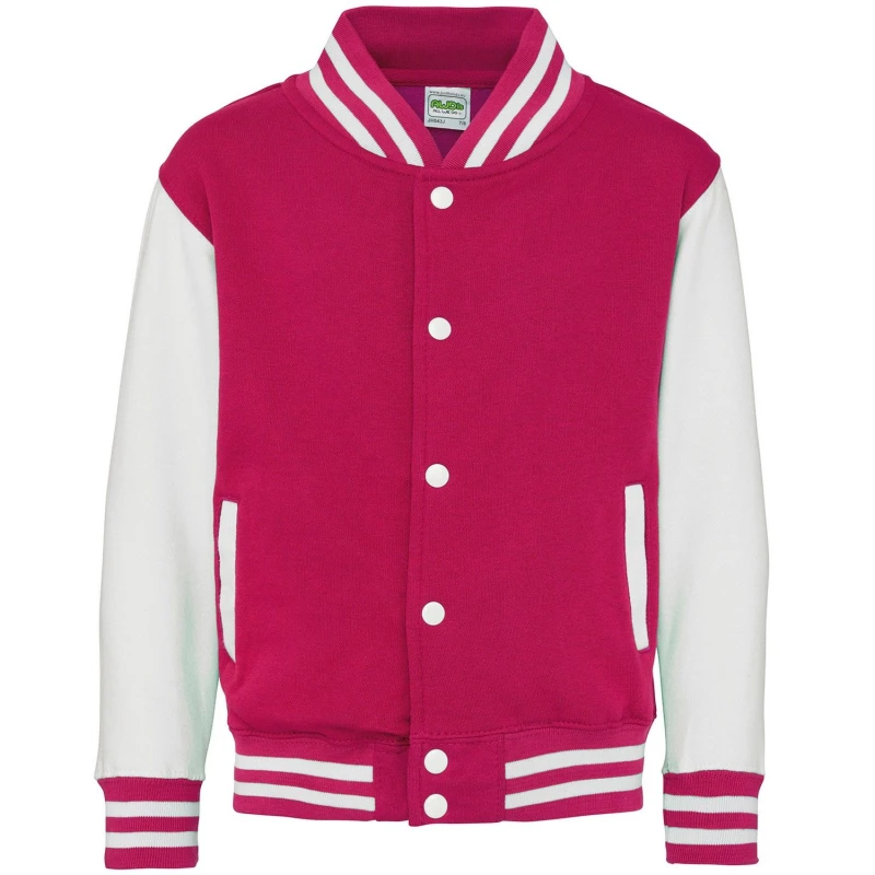Image of Awdis JH043B boys's Children's jacket in Red