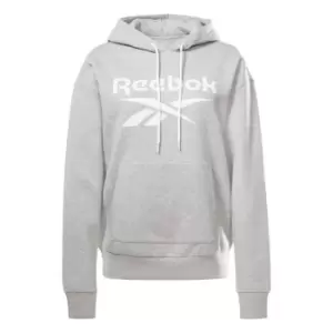 Image of Reebok Fleece Hoodie Womens - Grey