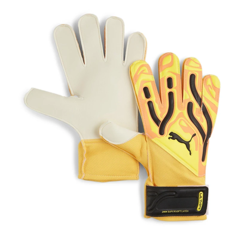 Image of Puma Ultra Play Juniors Goalkeeper Glove - Orange Orange 9