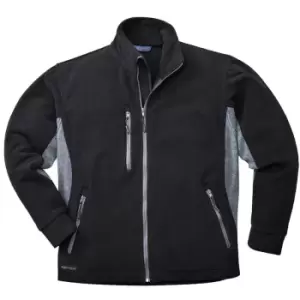 Image of Portwest - TX40BKRS - sz S Texo Heavy 2 Tone Fleece - Black - Black