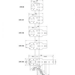 Image of Phoenix Contact 2854018 UTA 159 UTA Universal Mounting Rail Adapter 159 mm
