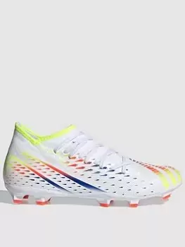 Image of adidas Mens Predator 20.3 Firm Ground Football Boots - White, Size 7, Men