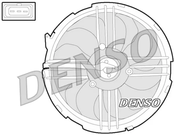 Image of Denso DER32009 Engine Cooling Fan