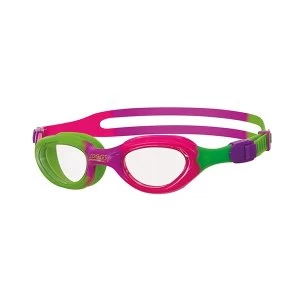 Image of Zoggs Kids Little Super Seal Goggles Green/Purple/Pnk/Clear Kids
