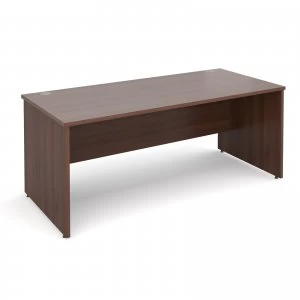 Image of Maestro 25 PL Straight Desk 1800mm x 800mm - Walnut Panel Leg Design