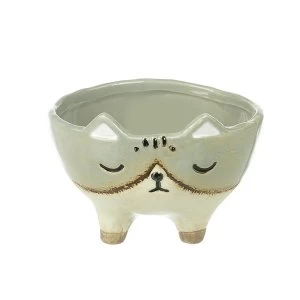 Image of Ceramic Cat Pot