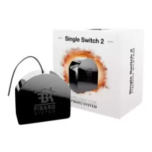Image of Fibaro Single Switch 2 Socket Controller - Black