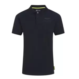 Image of Aston Martin Official Driver Lance Stroll Polo Shirt (Navy)
