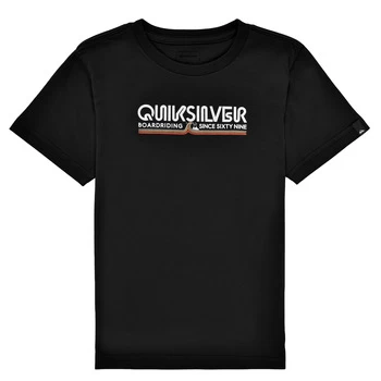 Image of Quiksilver LIKE GOLD BOY boys's Childrens T shirt in Black - Sizes 2 years,4 years,5 years