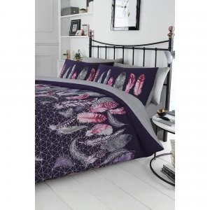 Image of Feathers Reversible Duvet Set