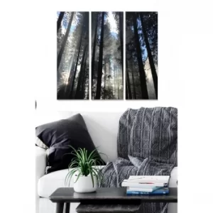 Image of MDF839805 Multicolor Decorative MDF Painting (3 Pieces)