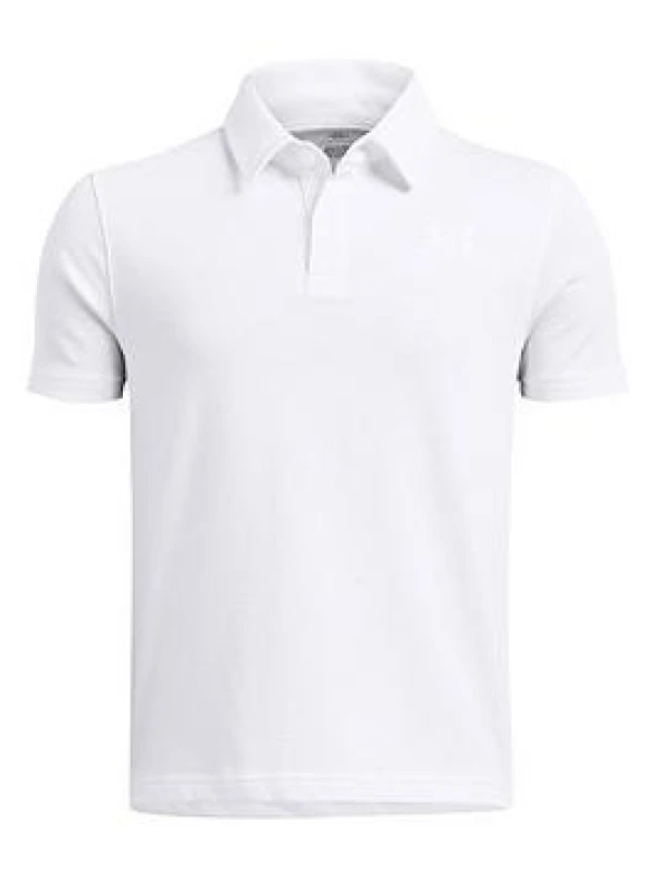 Image of Under Armour Armour Ua B Icon Polo Shirt Boys - White White 7 - 8 Years