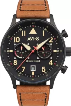 Image of AVI-8 Watch Hawker Hurricane Carey Dual Time Debden