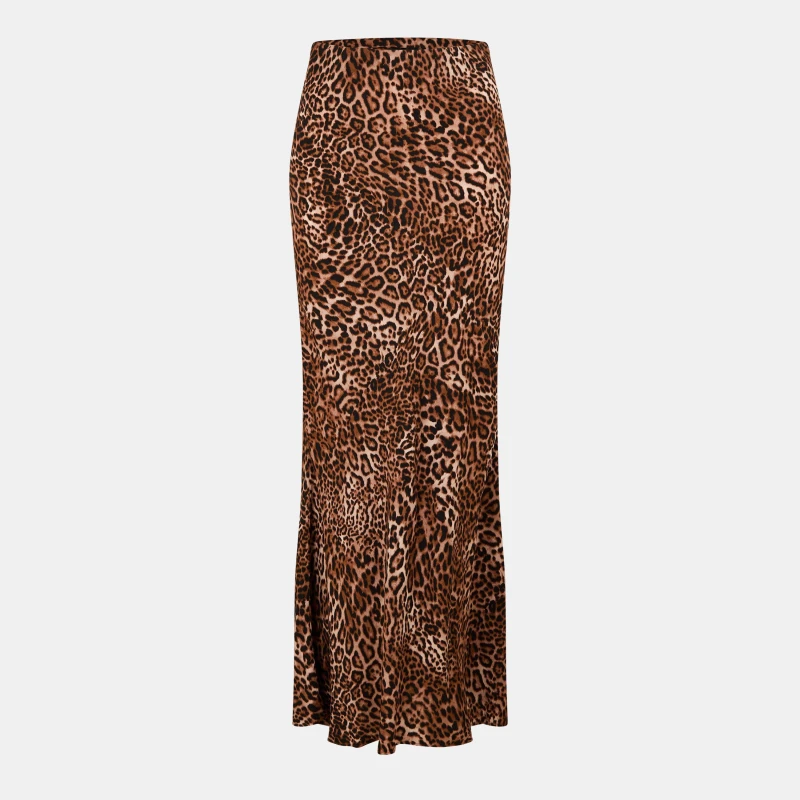 Image of Nobodys Child Womens Midi Skirt Brown female 4 (3XS)