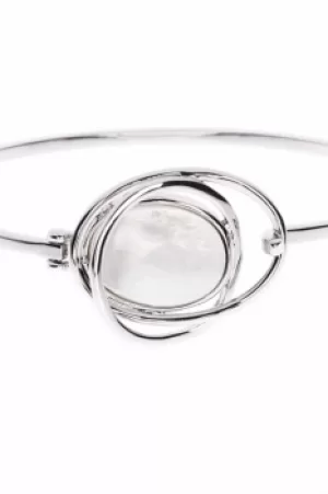 Image of Ladies Karen Millen Stainless Steel Rhythmic Oval Stone Bracelet KMJ886-01-46