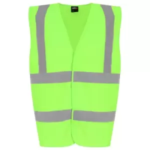 Image of PRO RTX High Visibility Childrens/Kids Waistcoat (S) (Lime Green)