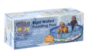 Image of 4ft Rigid Wall Garden kids Childrens Water Paddling Pool Fun Design