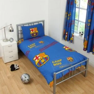 Image of Team Football Single Duvet Set - Barcelona