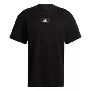 Image of adidas Essentials FeelVivid Drop Shoulder T-Shirt Mens - Black