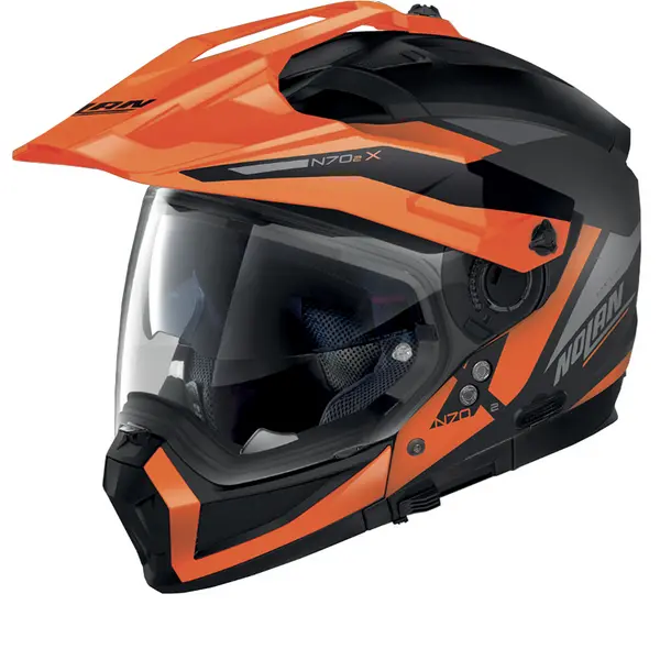 Image of Nolan N70-2 X Stunner 52 Flat Black ECE 22.06 Multi Helmet Size M