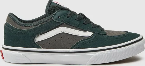 Image of Vans dark green rowley classic Youth trainers Dark Green UK 4 (EU 36½)